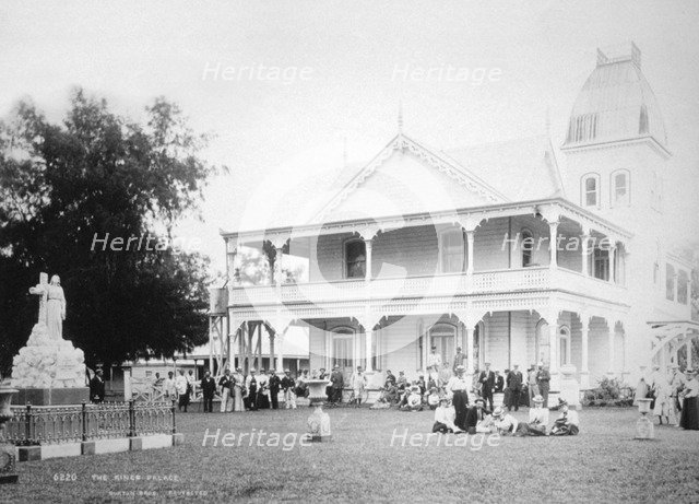 The King's Palace, Tonga, 1899. Artist: Burton Brothers