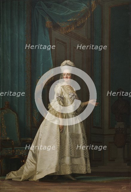 Portrait of Juliane Marie (1729-1796), Queen of Denmark and Norway, 1776.