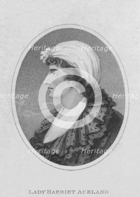 'Lady Harriet Ackland', 1800. Artist: Ridley.