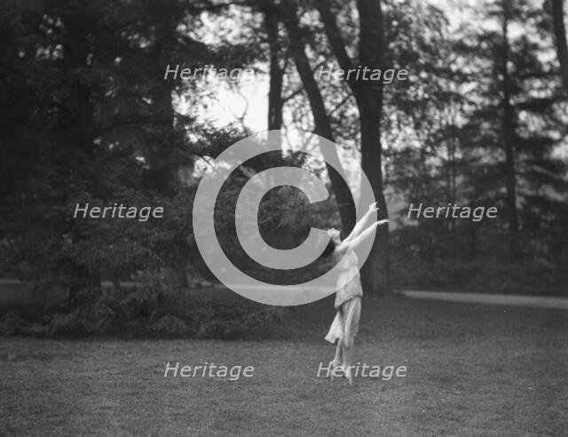 Elizabeth Duncan dancers and children, 1920 Creator: Arnold Genthe.