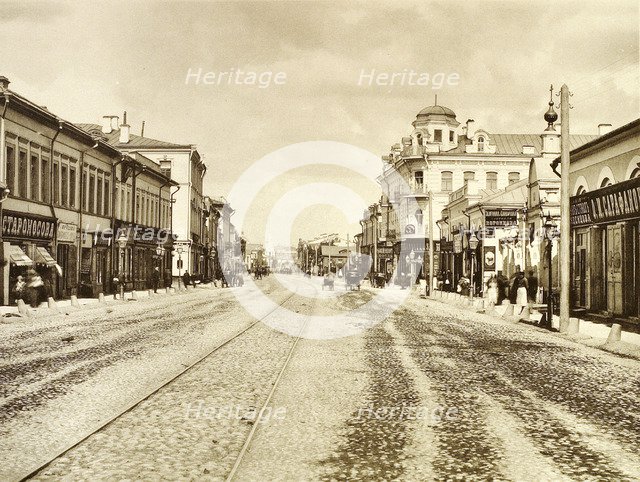 View of the Arbat Street from the Church of the Life-Giving Trinity, Moscow, Russia, 1888. Artist: Unknown