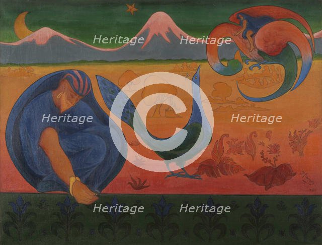 Le Paysage nabique, 1890. Creator: Ranson, Paul Elie (1864-1909).