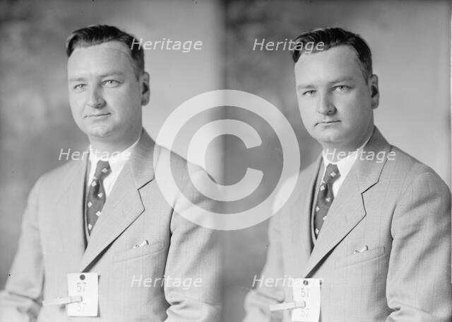 Hollensworth, C.R. - Portrait, 1929. Creator: Harris & Ewing.