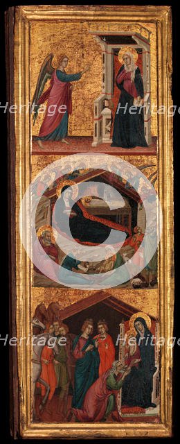 Saints and Scenes from the Life of the Virgin, ca. 1320. Creator: Master of Monte Oliveto.