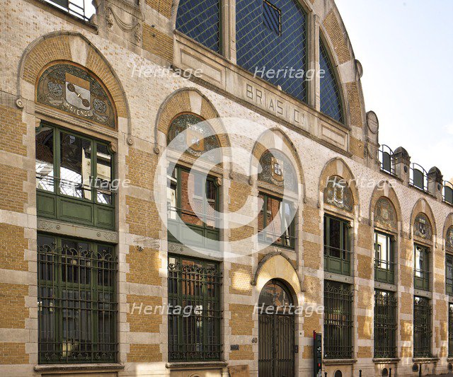 Palais des Vins, 58-62 Rue des Tanneurs, Brussels, Belgium, (1909), c2014-2017. Artist: Alan John Ainsworth.
