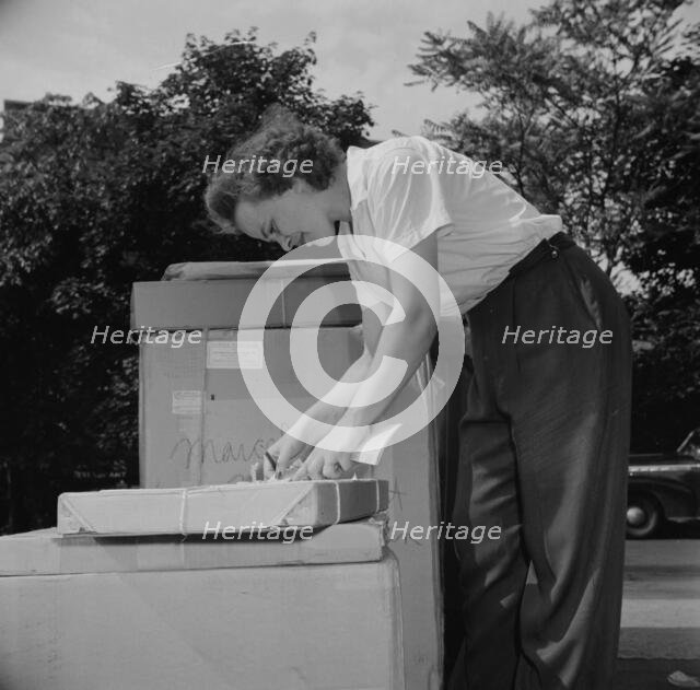 Possibly: Mrs. Dorothy Bell, Irish-German descent, twenty-seven..., New Britain, Connecticut, 1943. Creator: Gordon Parks.