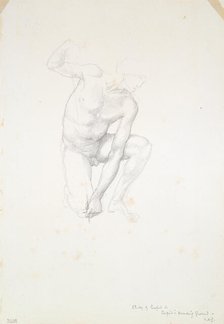 Study for Cupid, c. 1873-77. Creator: Sir Edward Coley Burne-Jones.