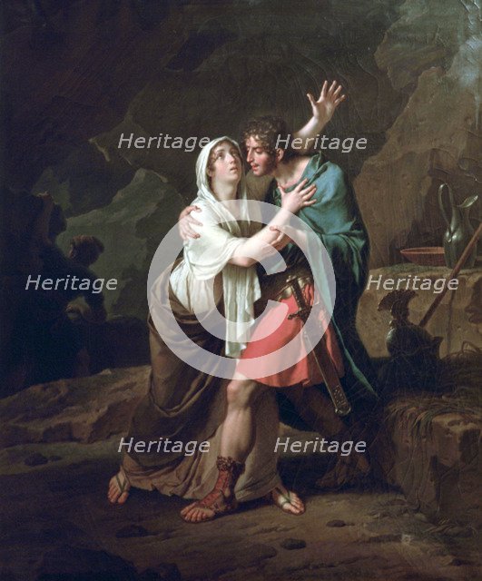 'Eponine et Sabinus', 1802. Artist: Nicolas Andre Monsiau