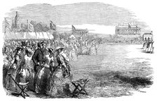 Grand National Archery Meeting on the Race-Ground, Shrewsbury, 1854. Creator: Unknown.