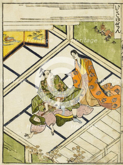 Kesa Gozen, 17th century. Creators: Okumura Masanobu, Suzuki Harunobu.