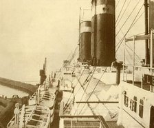 'Boat Deck of the "Leviathan".', c1930. Creator: Unknown.