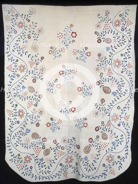 Bedcover, New York, 1775/1800. Creator: Unknown.