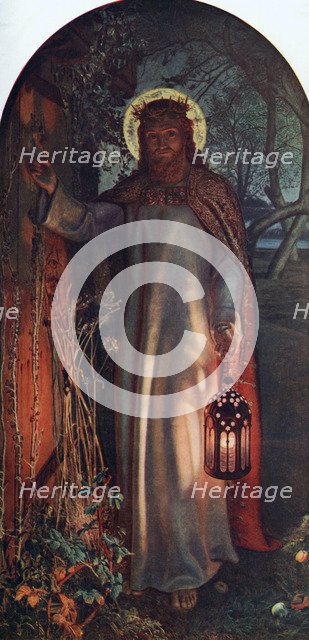 'The Light of the World', c1851-1853.Artist: William Holman Hunt