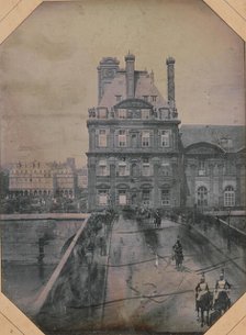 Défilé sur le Pont-Royal, May 1, 1844. Creators: Marie-Charles-Isidore Choiselat, Stanislas Ratel.