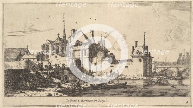 The Entrance Gate of St. Bernard in Paris, 17th century. Creator: Reinier Zeeman.