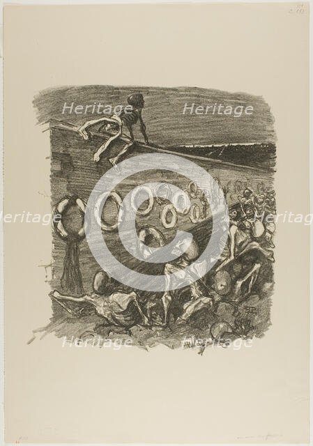 At the Wall of the Federationists, June 1894. Creator: Theophile Alexandre Steinlen.