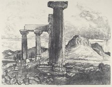 Acro, Corinth from Corinth, 1913. Creator: Joseph Pennell.