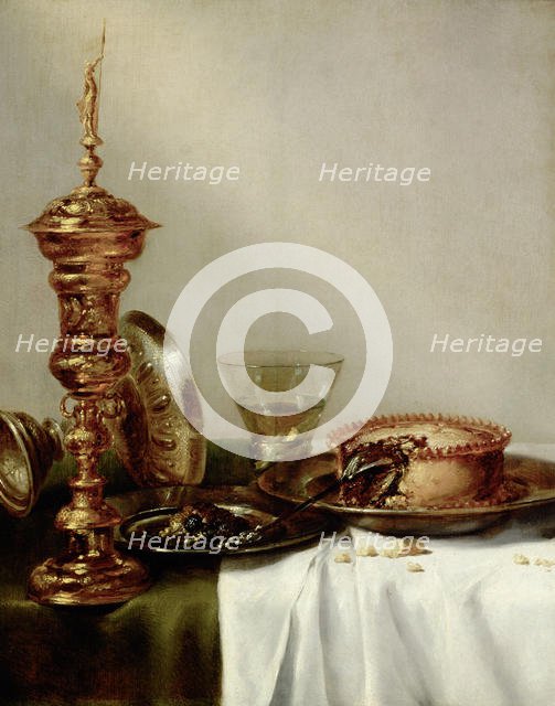 Covered table, 1634. Creator: Heda, Willem Claesz (1594-1680).