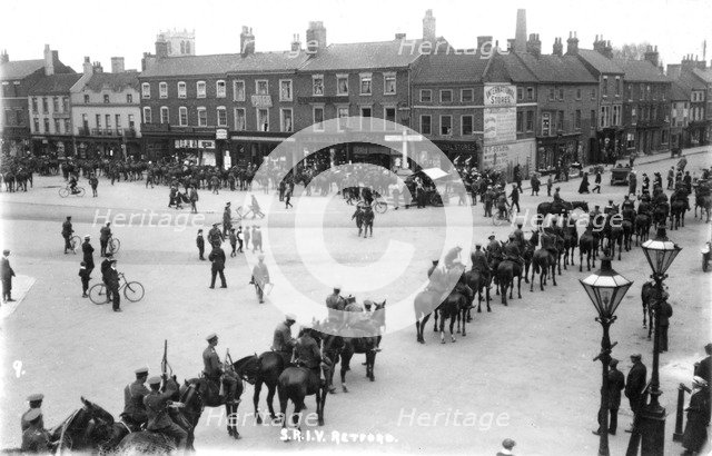 Visit of the Prince of Wales, Market Place, Retford, Nottinghamshire, 1923. Artist: Unknown