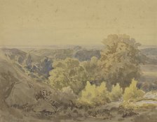 Autumn landscape near the Taunus, mid-late 19th century. Creator: Karl Peter Burnitz.