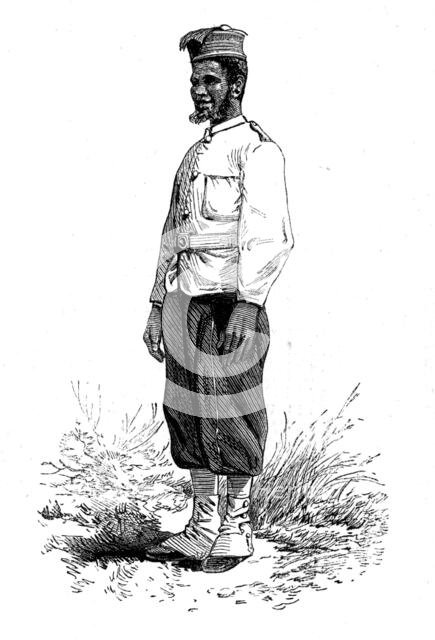 The Ashantee War: uniform for the soldiers of the expedition, 1873. Creator: Unknown.