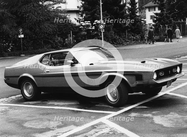 1972 Ford Mustang Mach 1. Creator: Unknown.