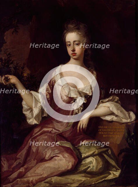 Elizabeth Countess of Sandwich (c.1674-1757), 1690-1740. Creator: Michael Dahl.