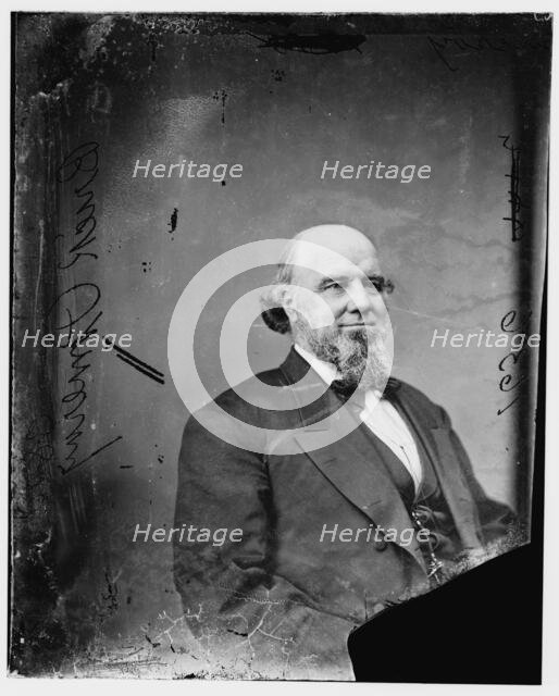 Samuel C. Pomeroy of Kansas, between 1855 and 1865. Creator: Unknown.