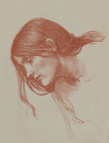 'Phyllis and Demophoon Study', c1897. Artist: John William Waterhouse.