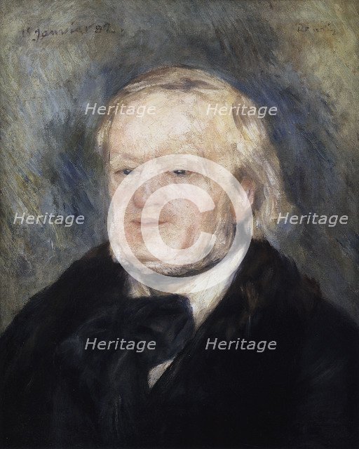 Portrait of the composer Richard Wagner (1813-1883), 1882.