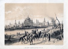 'The Army of Vassily before Moscow', 19th century. Artist: Unknown