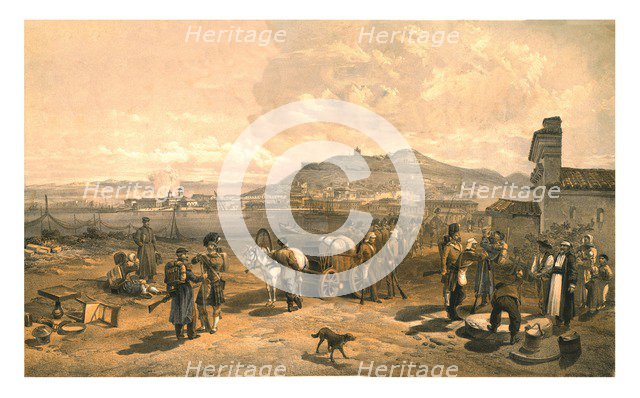 'Kertch from the North', 1855. Creator: Edmund Walker.