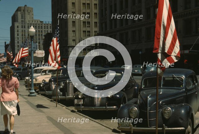 Lincoln, Nebraska, 1942. Creator: John Vachon.