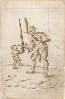 Turn aside the Sharp Sword [fol. 44 recto], c. 1512/1515. Creator: Unknown.