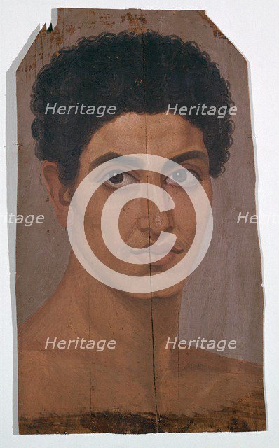 Egyptian wax portrait of a young man, 2nd century. Artist: Unknown