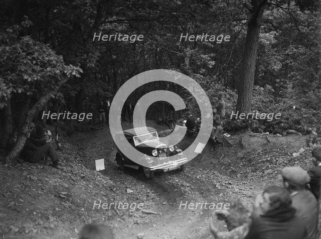 Standard taking part in a motoring trial, c1930s. Artist: Bill Brunell.