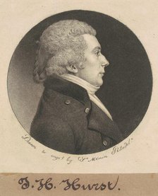 William Hurst, 1800. Creator: Charles Balthazar Julien Févret de Saint-Mémin.