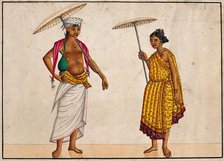 Brahman merchant couple. Creator: Unknown.