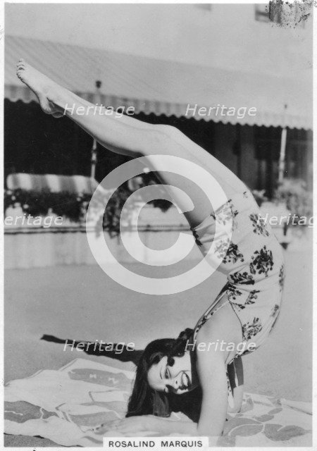 Rosalind Marquis, American film actress, 1938. Artist: Unknown