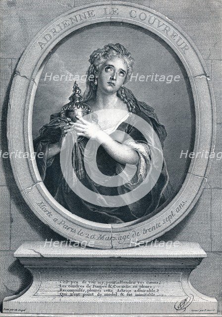Adrienne Lecouvreur (1692-1730) as Cornelia, (1903). Artist: Pierre Imbert Drevet