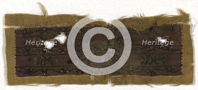 Sleeve Band, Egypt, Roman period (30 B.C.- 641 A.D.), 1st/5th century or 4th/6th century. Creator: Unknown.