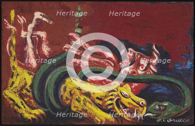 Allegory of Mexico, c1948. Creator: Orozco, José Clemente (1883-1949).