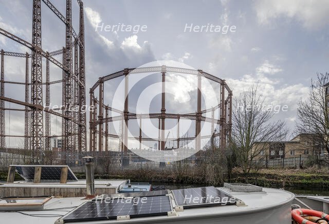 Bethnal Green Gasworks, Marian Place, Bethnal Green, Tower Hamlets, Greater London Authority, 2021. Creator: Chris Redgrave.