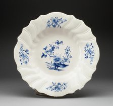 Dish, Tournai, c. 1765. Creator: Tournai Porcelain Manufactory.