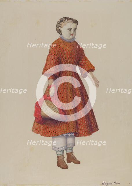 Doll: "Camela", c. 1937. Creator: Eugene Croe.