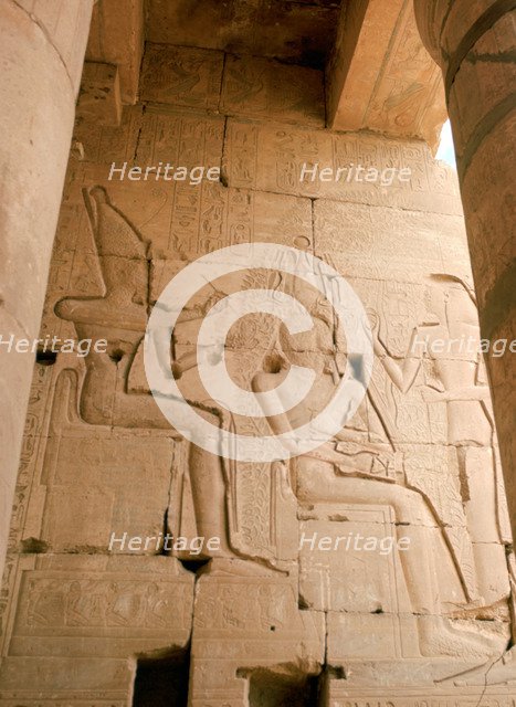 The Ramesseum, Luxor, Thebes, Egypt, 20th Century. Artist: Unknown