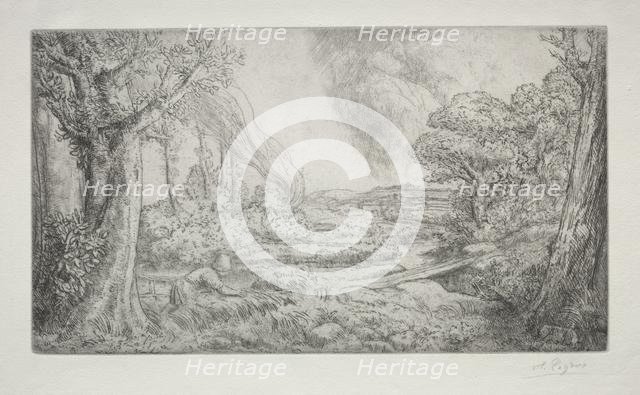 Landscape (Paysage). Creator: Alphonse Legros (French, 1837-1911).