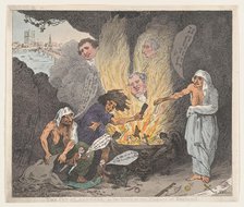 The Pit of Acheron or The Birth of the Plagues of England, January 28, 1784., January 28, 1784. Creator: Thomas Rowlandson.