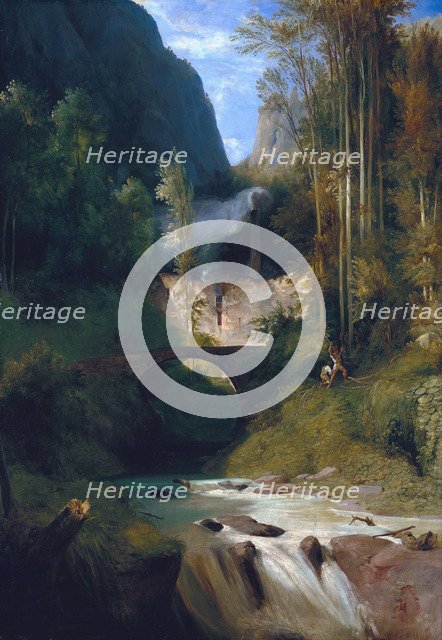 Gorge near Amalfi, 1831. Artist: Blechen, Carl (1798-1840)