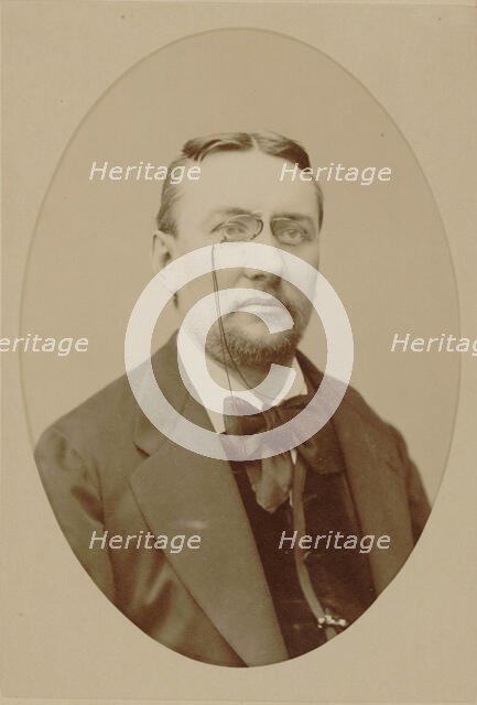 Portrait of the composer Eugène-Jean-Baptiste Anthiome (1836-1916), 1880. Creator: Petit, Pierre (1598-1677).